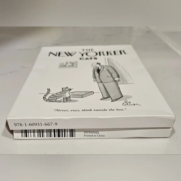 The New Yorker Cat Cartoons Notecard Wallet Pack of 10 Cards & Envelopes Blank - Picture 8 of 8